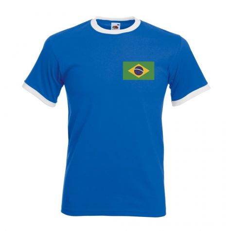 Neymar Brazil Ringer Tee (blue)