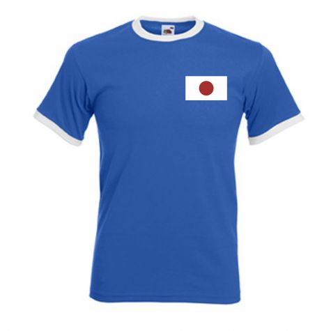 Shinji Kagawa Japan Ringer Tee (blue)