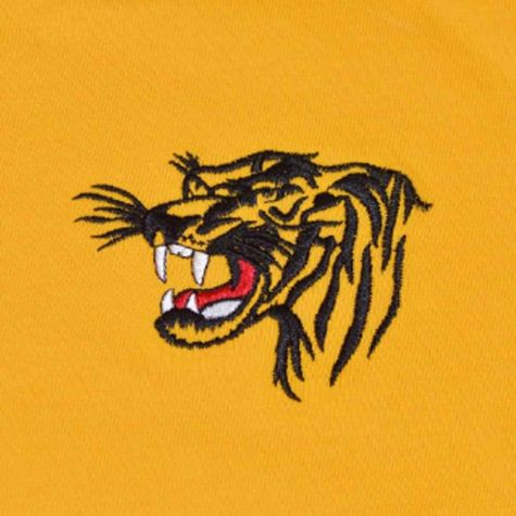 Hull City 1940-1960 Retro Football Hoodie Embroidered Crest S-XXXL 