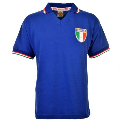 Italy 1982 World Cup Winners Rossi 20 Retro Football Shirt