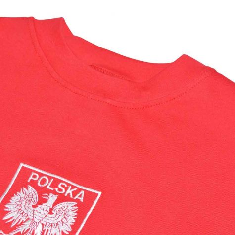 Poland 1970s Red Retro Football Shirt