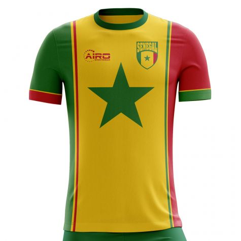 Kids Airosportswear 2022-2023 Senegal Away Concept Football Soccer T-Shirt Jersey Sadio Mane 10 