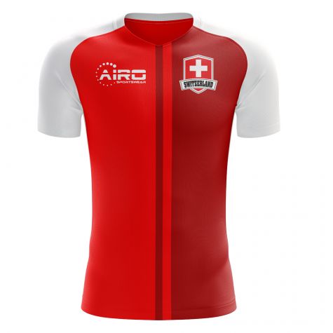2023-2024 Switzerland Home Concept Football Shirt (Inler 8) - Kids