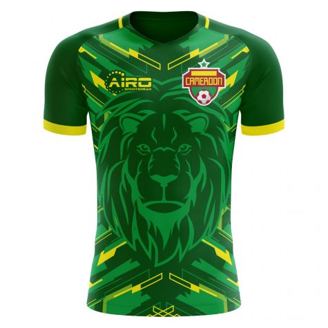 2023-2024 Cameroon Home Concept Football Shirt (Your Name) -Kids