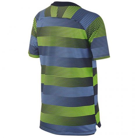 Man City 2018-2019 Pre-Match Training Shirt (Volt-blue)