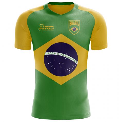 2023-2024 Brazil Flag Concept Football Shirt (G Jesus 9)