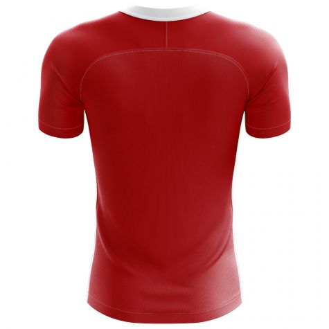 2025-2026 Denmark Flag Concept Football Shirt (Kjaer 4) - Kids