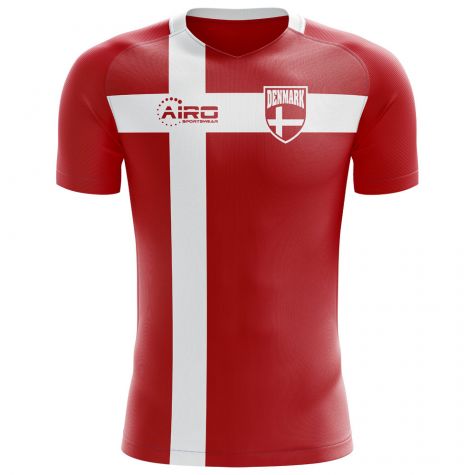 2023-2024 Denmark Flag Concept Football Shirt (Wass 2) - Kids