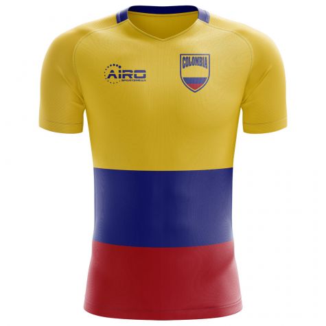 2023-2024 Colombia Flag Concept Football Shirt (Your Name)