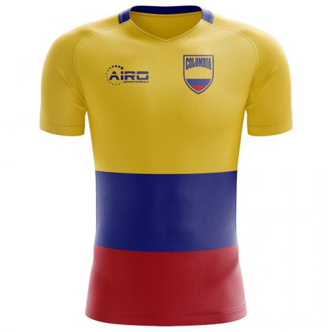 2023-2024 Colombia Flag Concept Football Shirt (Y.Mina 13) - Kids