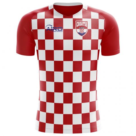 2023-2024 Croatia Flag Concept Football Shirt (Vrsaljko 2)