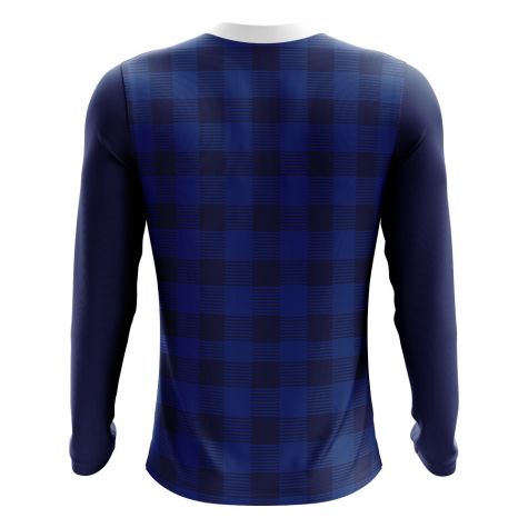 Scotland 2018-2019 Long Sleeve Tartan Concept Shirt (Kids)