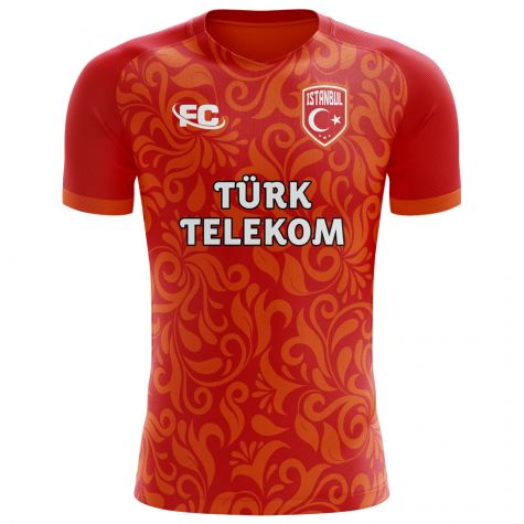2018-2019 Galatasaray Fans Culture Home Concept Shirt (Mitroglou 22) - Kids