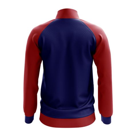 Costa Rica Concept Football Track Jacket (Blue) - Kids