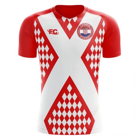 2018-2019 Croatia Fans Culture Home Concept Shirt (Suker 9)