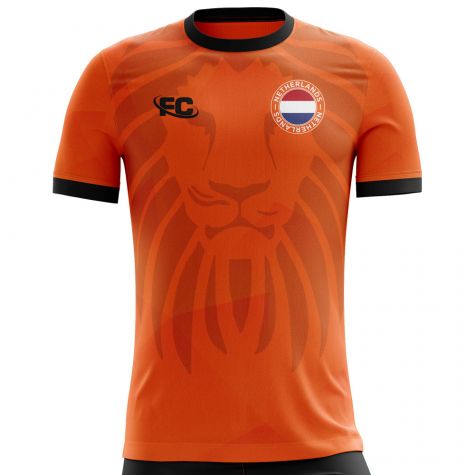 2018-2019 Holland Fans Culture Home Concept Shirt (BERGKAMP 10) - Adult Long Sleeve