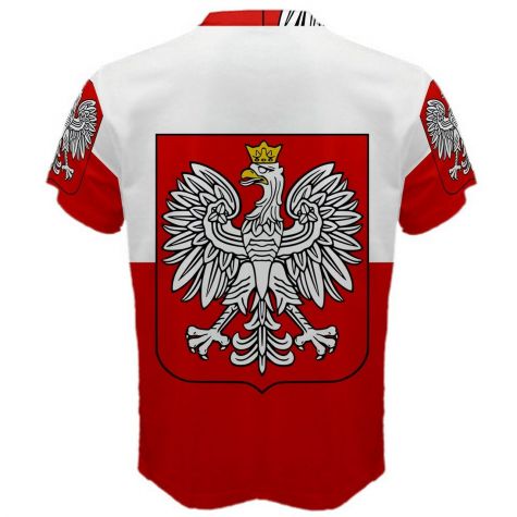 Poland Flag Sublimated Sports Jersey (Kids)