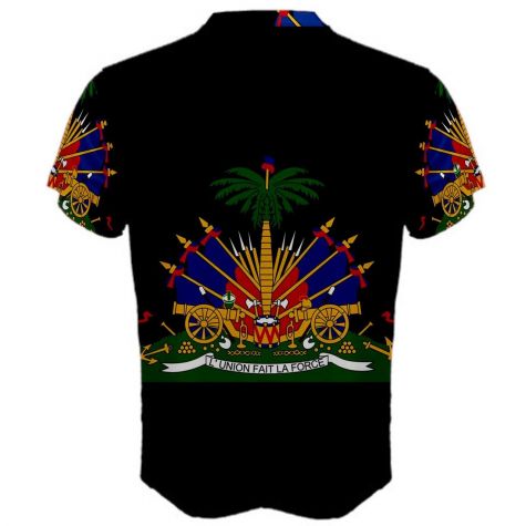 Haiti Coat of Arms Sublimated Sports Jersey (Kids)