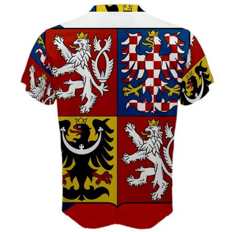Czech Republic Coat of Arms Sublimated Sports Jersey