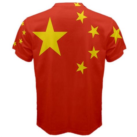 China Chinese Flag Sublimated Sports Jersey