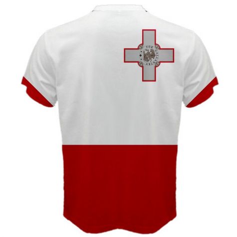 Malta Maltese Flag Sublimated Sports Jersey (Kids)