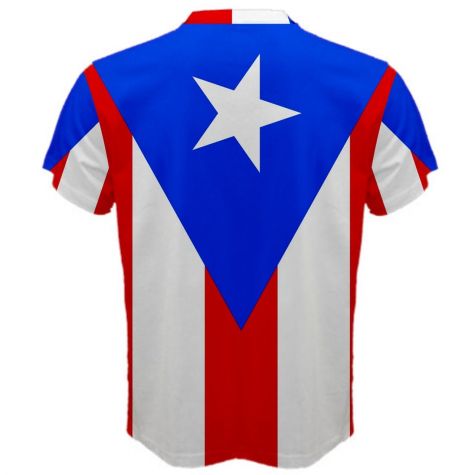 Puerto Rico Flag Sublimated Sports Jersey
