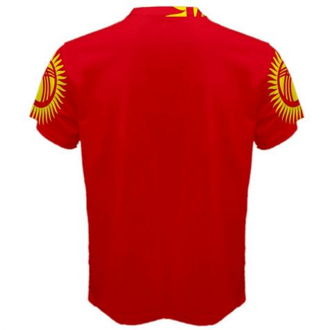 Kyrgyzstan Flag Sublimated Sports Jersey (Kids)