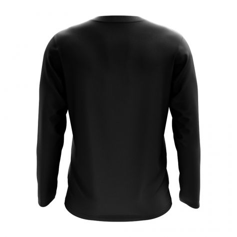 Bulgaria Core Football Country Long Sleeve T-Shirt (Black)