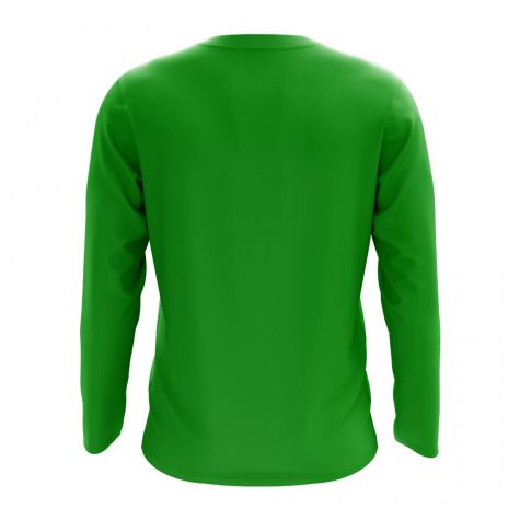 Hungary Core Football Country Long Sleeve T-Shirt (Green)