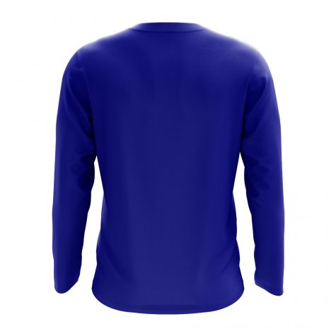 El Salvador Core Football Country Long Sleeve T-Shirt (Royal)