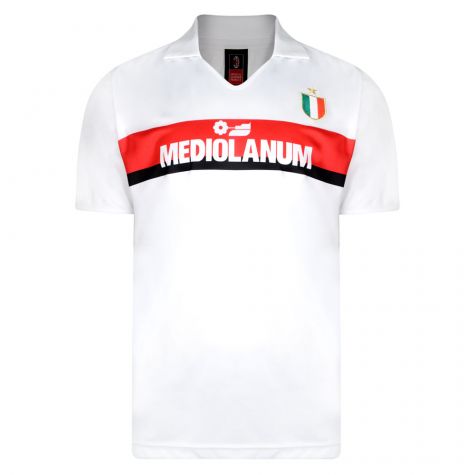 Score Draw Ac Milan 1988 Away Retro Football Shirt (NESTA 13)