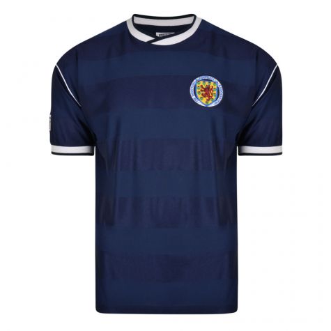 Score Draw Scotland 1986 Retro Football Shirt (Sharp 18)