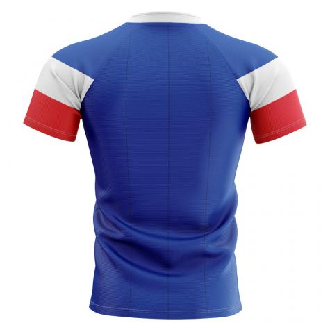 France 2019-2020 Home Concept Rugby Shirt - Adult Long Sleeve
