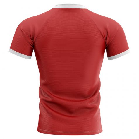 2025-2026 Tonga Flag Concept Rugby Shirt - Adult Long Sleeve