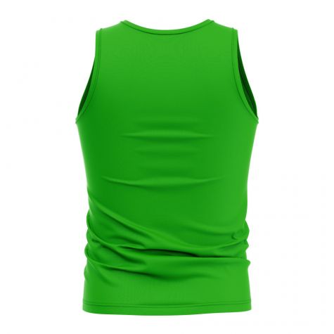 Chechnya Core Football Country Sleeveless Tee (Green)