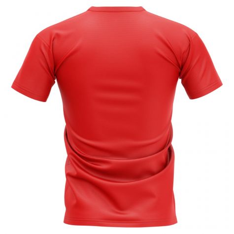 2025-2026 China Home Concept Football Shirt - Kids (Long Sleeve)