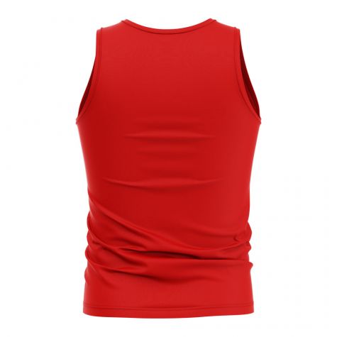 Brunei Core Football Country Sleeveless Tee (Red)