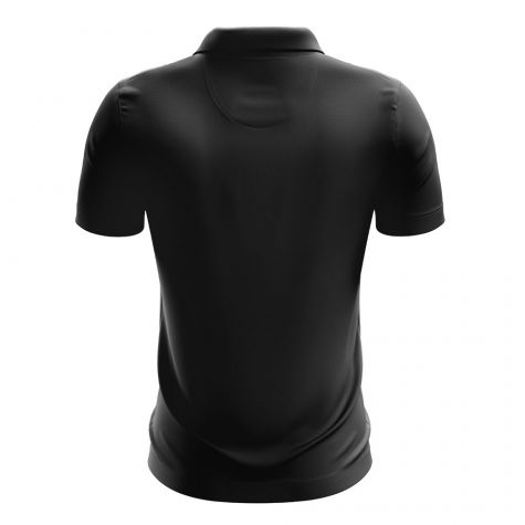 Jamaica Football Polo Shirt (Black)