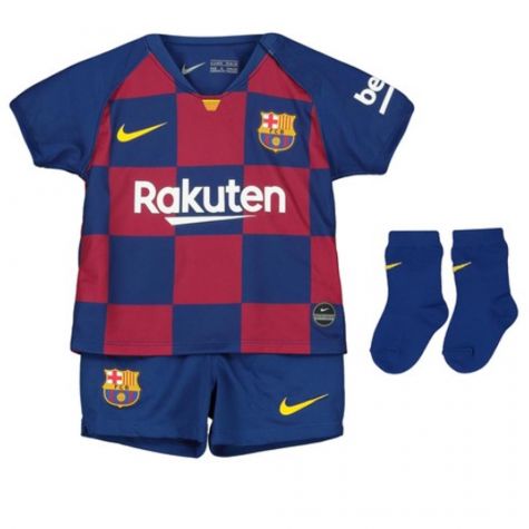 2019-2020 Barcelona Home Nike Baby Kit (SUAREZ 9)