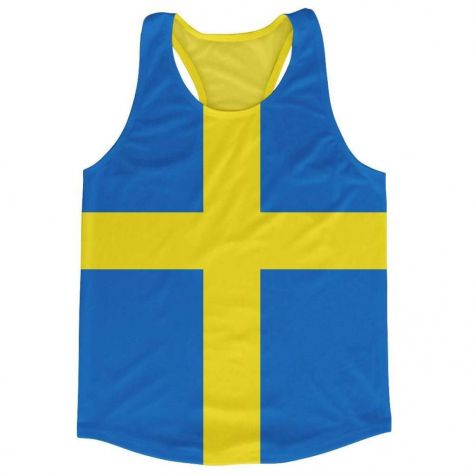 Sweden Flag Running Vest