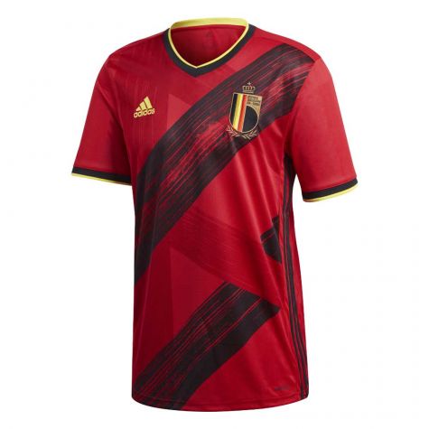 2020-2021 Belgium Home Adidas Football Shirt (LUKAKU 9)