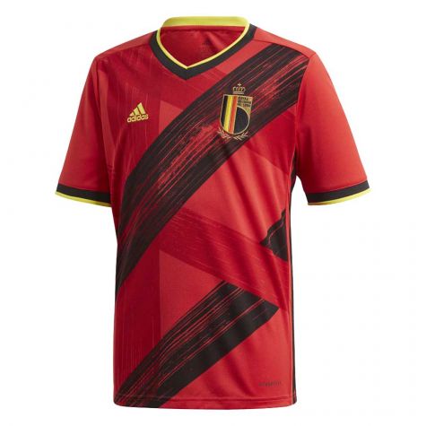 2020-2021 Belgium Home Adidas Football Shirt (Kids) (T HAZARD 16)