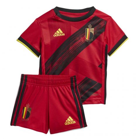 2020-2021 Belgium Home Adidas Baby Kit (T HAZARD 16)