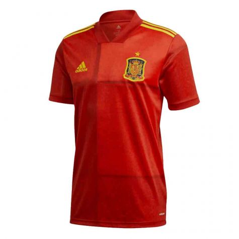 2020-2021 Spain Home Adidas Football Shirt (Kids) (MATA 13)