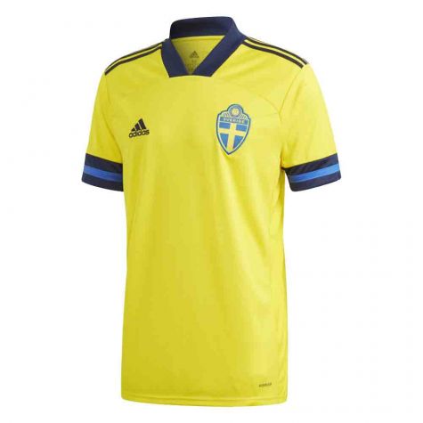 2020-2021 Sweden Home Adidas Football Shirt (Your Name)