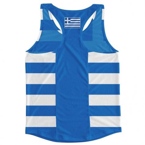 Greece Flag Running Vest