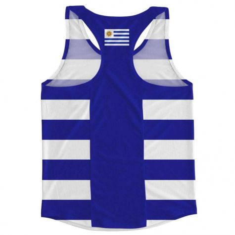 Uruguay Flag Running Vest