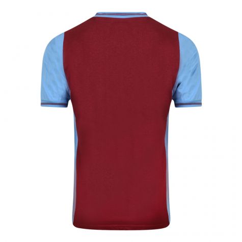 Score Draw Aston Villa 1982 Champions of Europe Retro Football Shirt