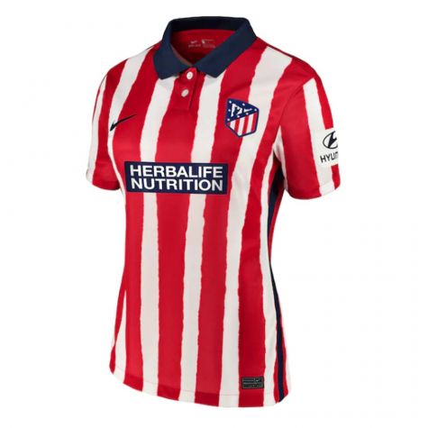 2020-2021 Atletico Madrid Home Nike Shirt (Ladies) (Your Name)