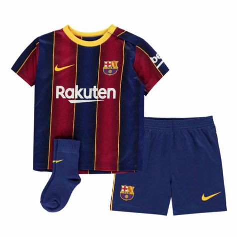 2020-2021 Barcelona Home Nike Baby Kit (SERGIO 5)